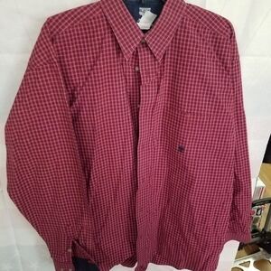 Twenty X Plaid Button Up Single Pocket Long Sleeve